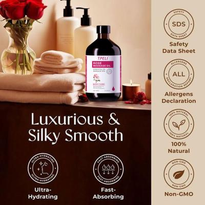 OEM ODM Rose Massage Oil Relaxing Blend Factory Supply